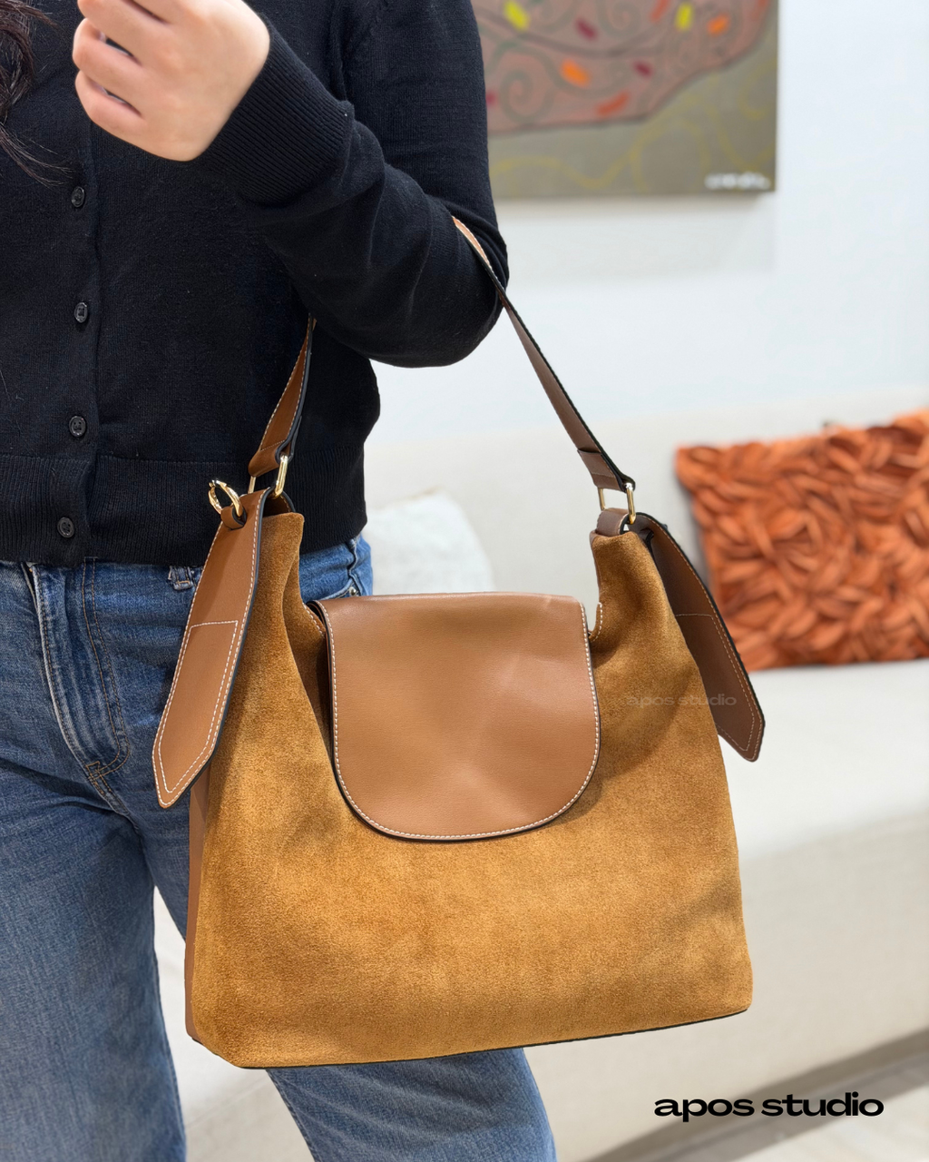 Josefina (Caramel Suede)