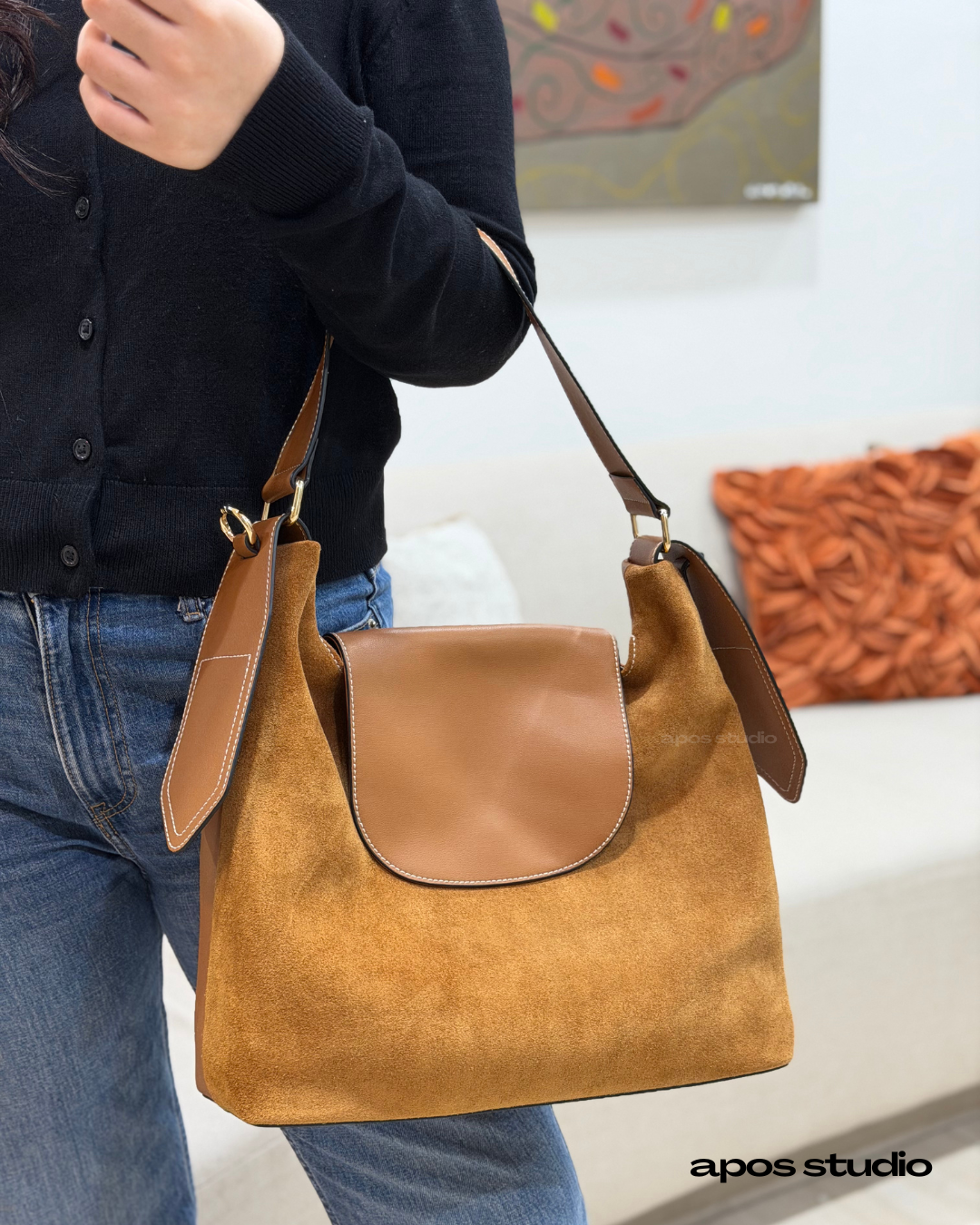 Josefina (Caramel Suede)